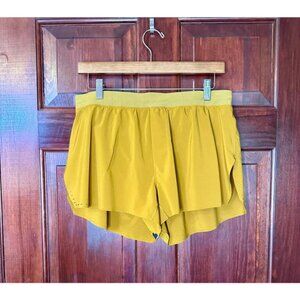 Lululemon Men’s Large Mustard Yellow Running Shorts